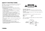 Предварительный просмотр 3 страницы ACOUSTIC SOLUTIONS DSI033 Instruction Manual