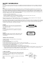 Preview for 2 page of ACOUSTIC SOLUTIONS DVD 421 Manual