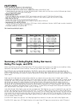 Preview for 3 page of ACOUSTIC SOLUTIONS DVD 421 Manual