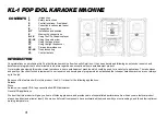 Предварительный просмотр 1 страницы ACOUSTIC SOLUTIONS KL-1 POP IDOL User Manual