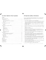 Предварительный просмотр 2 страницы ACOUSTIC SOLUTIONS KW-TB001 Instruction Manual