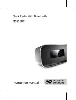 ACOUSTIC SOLUTIONS MS115BT Instruction Manual preview