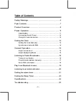 Preview for 2 page of ACOUSTIC SOLUTIONS MS115BT Instruction Manual