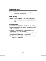 Preview for 12 page of ACOUSTIC SOLUTIONS MS115BT Instruction Manual