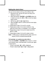 Preview for 22 page of ACOUSTIC SOLUTIONS MS115BT Instruction Manual