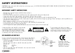 Предварительный просмотр 3 страницы ACOUSTIC SOLUTIONS SP110 Manual