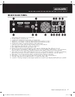 Предварительный просмотр 7 страницы Acoustic 260 MKII Owner'S Manual