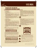 Preview for 3 page of Acoustic A40 User Manual