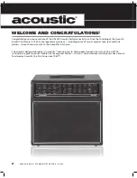 Preview for 4 page of Acoustic AG120S User Manual