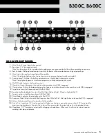 Preview for 5 page of Acoustic B300C Owner'S Manual