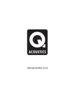 Предварительный просмотр 8 страницы Acoustic Q-AV Rear User Manual