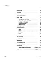 Preview for 2 page of Acoustical Manufacturing Co. Quad 34 Instruction Book