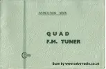 Acoustical Manufacturing Co. Quad Instruction Book предпросмотр