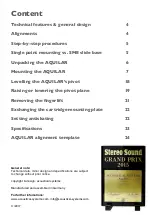 Preview for 3 page of Acoustical Systems AQUILAR 10 Owner'S Manual