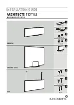 Preview for 1 page of AcousticPearls ARCHITECTS TEXTILE DESKTOP Installation Manual