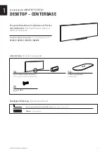 Preview for 2 page of AcousticPearls ARCHITECTS TEXTILE DESKTOP Installation Manual