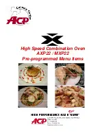 ACP AXP22 General User Instructions preview