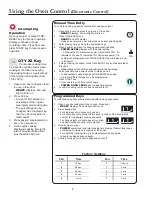 Preview for 8 page of ACP Commercial Microwave Oven Owner'S Manual