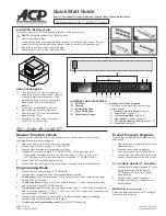 Preview for 1 page of ACP HDC Y Series Quick Start Manual