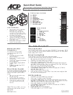 ACP JET Quick Start Manual предпросмотр