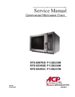 Preview for 1 page of ACP P1330235M Service Manual