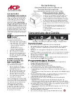 Preview for 7 page of ACP RC22S2 Quick Start & Reference Manual