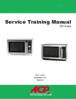 Предварительный просмотр 1 страницы ACP RCS511DSE Service Training Manual