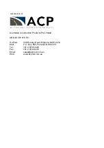 Preview for 17 page of ACP RiderPro Product And Installation Manual