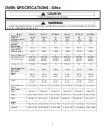 Preview for 5 page of ACP XpressChef JET514A Service Manual