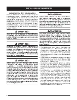 Preview for 6 page of ACPro Q6SE X36 User'S Manual & Installation Instructions