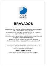 Acqua Brevetti BRAVADOS Installation And Operating Manual preview