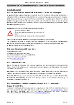 Preview for 8 page of Acqua Brevetti Bravo FT300 Installation And Operating Instructions Manual