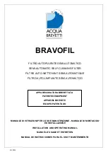 Предварительный просмотр 1 страницы Acqua Brevetti BRAVOFIL FT020 Installation And Operating Manual