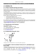 Preview for 6 page of Acqua Brevetti BRAVOFIL PLUS FT120 Assembly, Use, Maintenance Manual