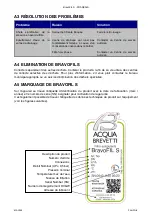 Preview for 35 page of Acqua Brevetti BravoFIL S FT020S Installation And Operating Instructions Manual