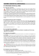 Preview for 21 page of Acqua Brevetti BravoMAX M Installation And Operating Manual