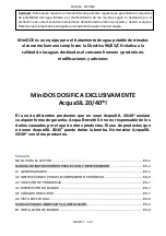 Preview for 45 page of Acqua Brevetti MiniDOS Use And Maintenance Instruction Manual