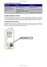 Preview for 10 page of Acqua Brevetti PuliFIL FT010 Installation And Operating Instructions Manual