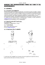 Preview for 71 page of Acqua Brevetti PuliMATIC Use And Maintenance Instruction Manual