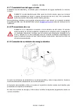 Preview for 73 page of Acqua Brevetti PuliMATIC Use And Maintenance Instruction Manual