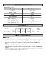 Preview for 2 page of Acquaer SUP033T-2 Owner'S Manual