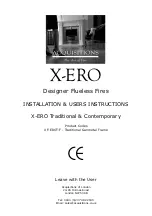 Acquisitions X-ERO Installation & User'S Instructions preview