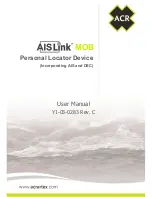 ACR Electronics AIS Link MOB User Manual предпросмотр