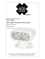 Предварительный просмотр 1 страницы ACR Electronics COBHAM RCL-300A Product Support Manual