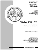 ACR Electronics EM-1A MEGAPHONE Product Support Manual preview