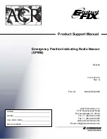 Предварительный просмотр 1 страницы ACR Electronics GLOBAL FIX - REV G Product Support Manual