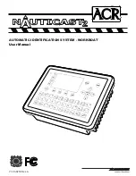 ACR Electronics NAUTICAST2 - REV A User Manual предпросмотр