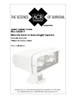 ACR Electronics RCL-100 Product Support Manual preview