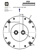 ACR Electronics RCL-600A - SCHEMA REV A Mounting Template preview