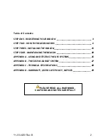 Preview for 3 page of ACR Electronics RLB-38 2874 Product Support Manual